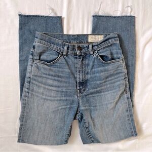 imogene + willie high waist elizabeth slim jeans distressed 27